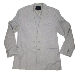 Lafayette 148 blazer grey size 10 flawed diy cleaning needed